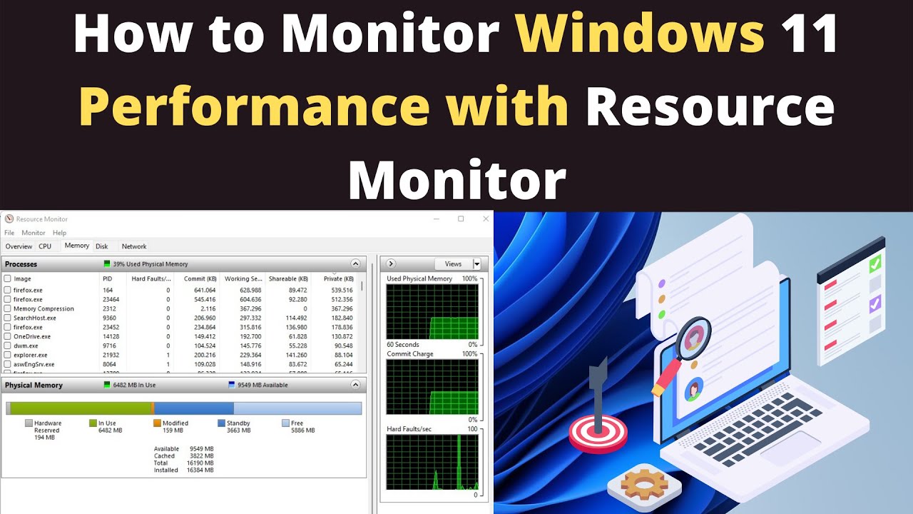How to Monitor PC Performance using Resource Monitor